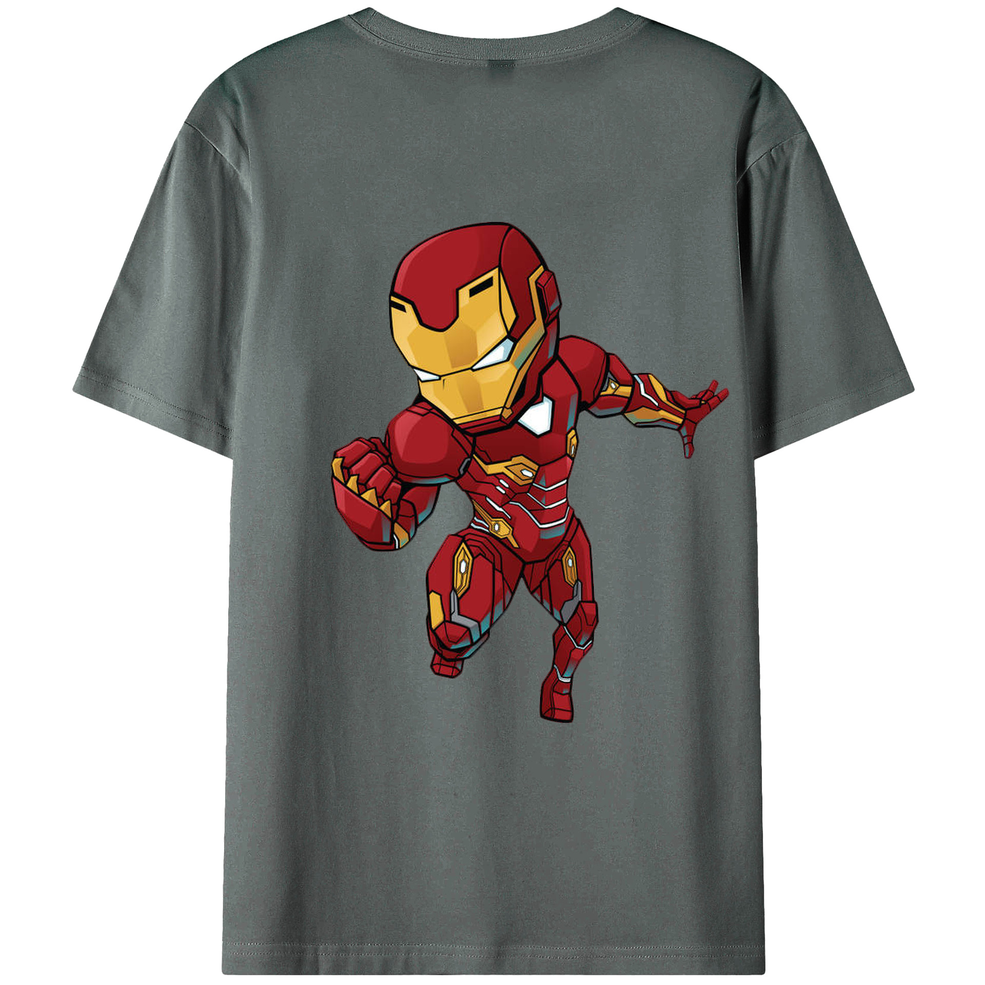 （画像用） アベンジャーズ The Avengers 綿100％半袖Tシャツ（背面プリント）
